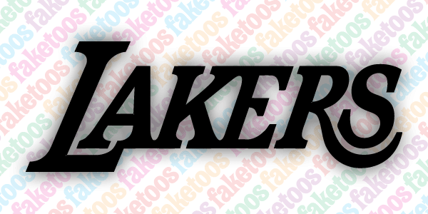 lakers logo stencil