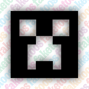 minecraft creeper face template