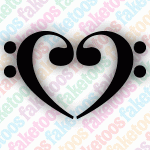 Bass Clef Heart