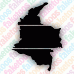 Colombia Map 3 Color