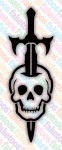 Dagger with Skull