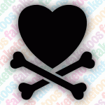 Heart Crossbones