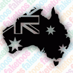 LG - Aussie Flag Map