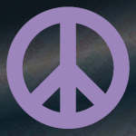 Peace Sign - Lilac