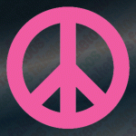 Peace Sign - Pink